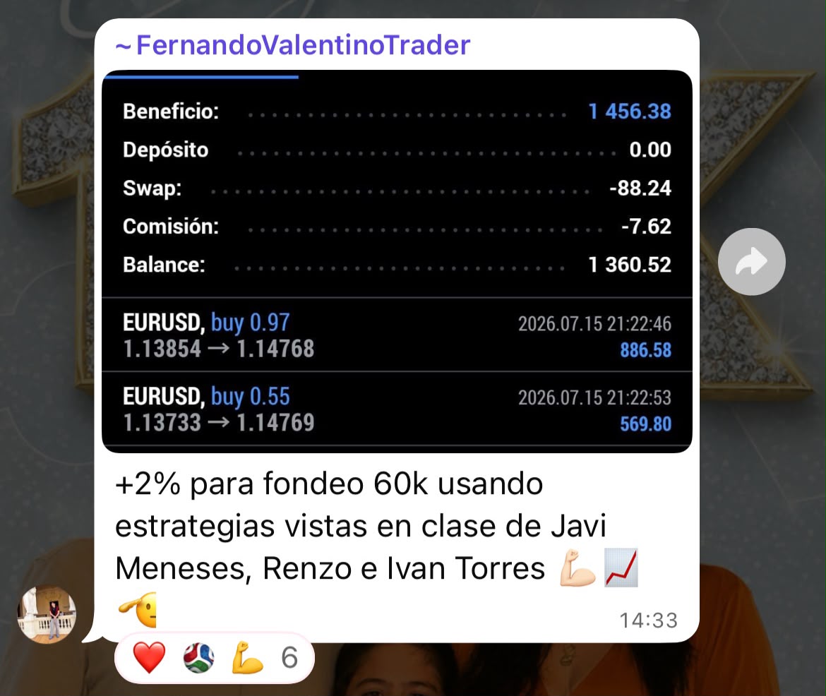 Resultado Fernando $1,456 USD